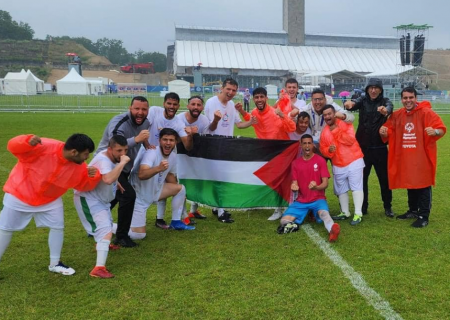 منتخب فلسطين لكرة القدم يحقق الميدالية الذهبية في الأولمبياد الخاص العالمية